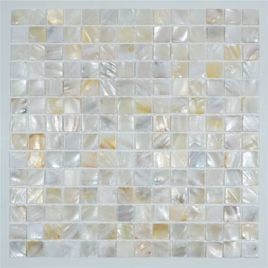 Переливающаяся синяя мозаика для бассейна на заказ.