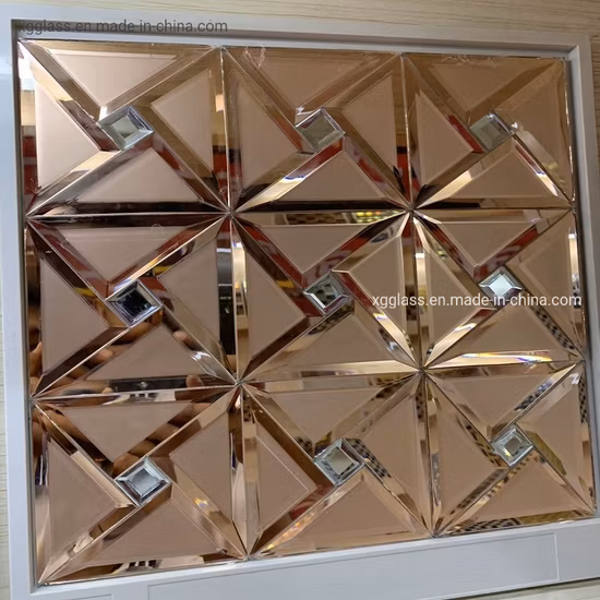 Украшенная/декоративная/дизайнерская/глянцевая/зеркальная/стеклянная мозаичная плитка для отделки стен