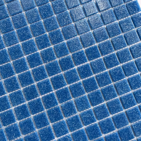 300x300 мм 12 дюймов 3,5 мм 4 мм 6 мм блестящая голубая мозаика из хрустального стекла для бассейнов