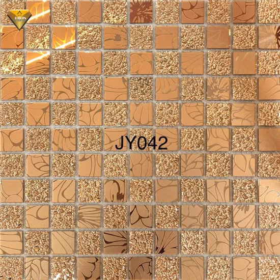 Нескользящая стеклянная мозаичная плитка, мозаика для бассейна из синего стекла, переливающаяся плитка